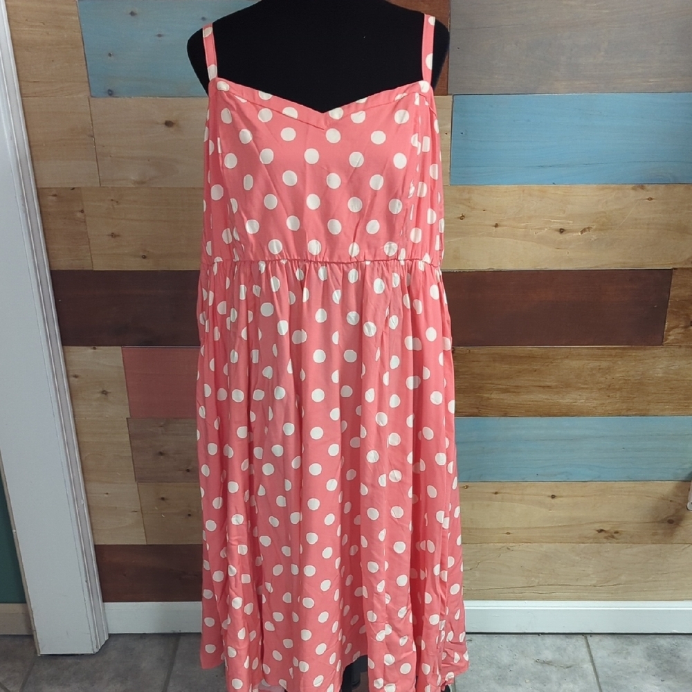 NWT 3 Torrid Rose Polka Dot Sweetheart Dress